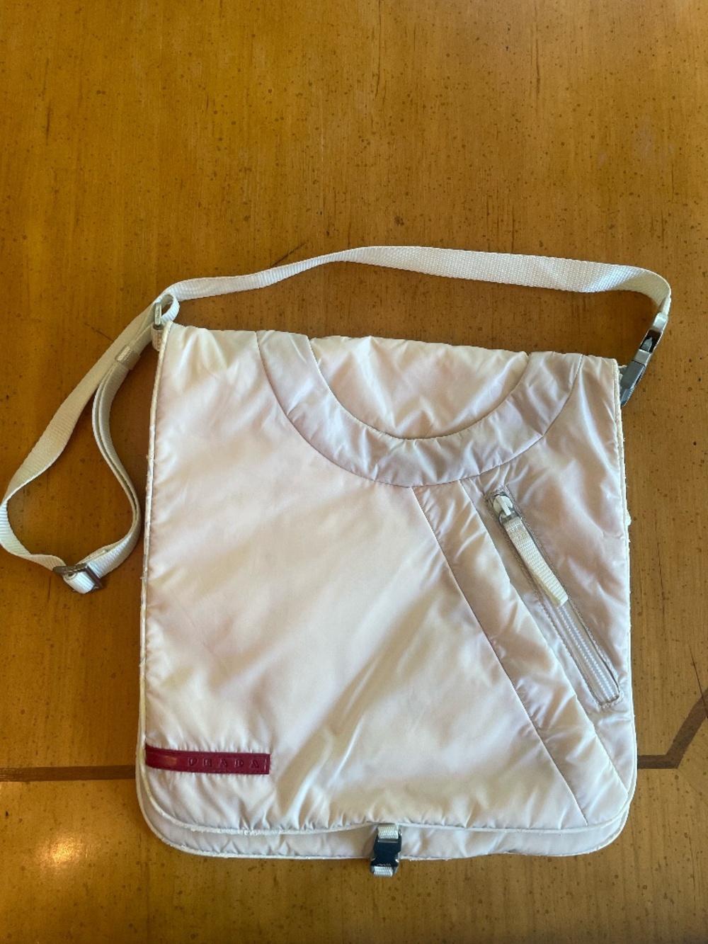 Nylon White Prada Crossbody